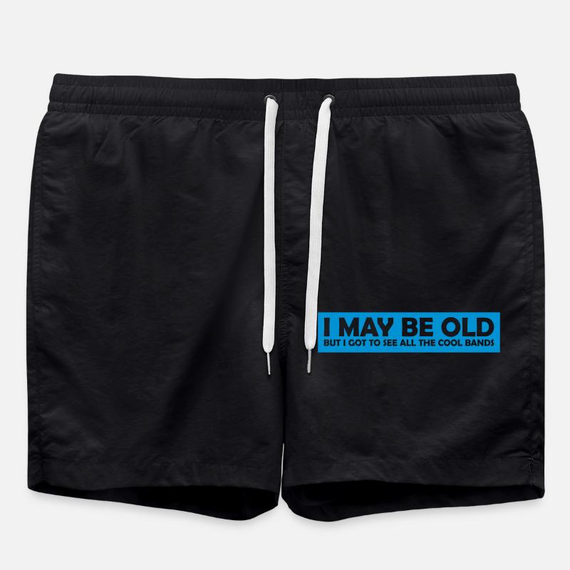 I may be old - Badeshorts - Schwarz