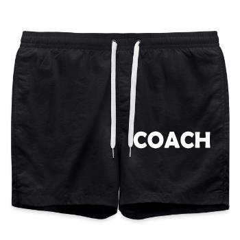 Coach - Swim Trunks - black - Front - AI Model Male 185 light (185cm)