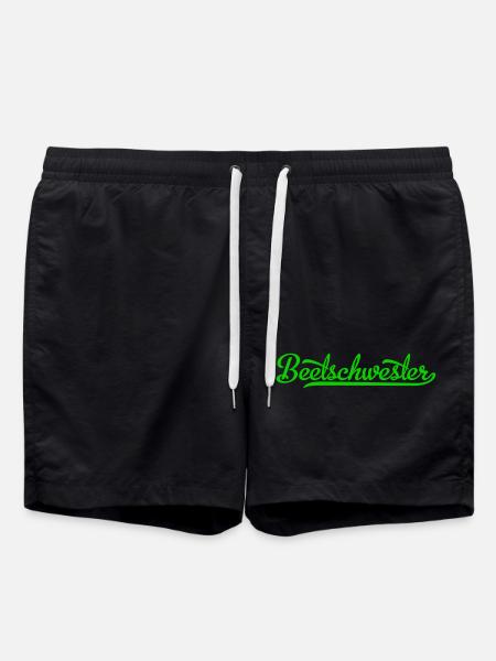 Beetschwester - Gärtnerin - Badeshorts - Schwarz