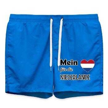 Mon cœur pour les Pays-Bas - Short de bain - cobalt blue - Devant