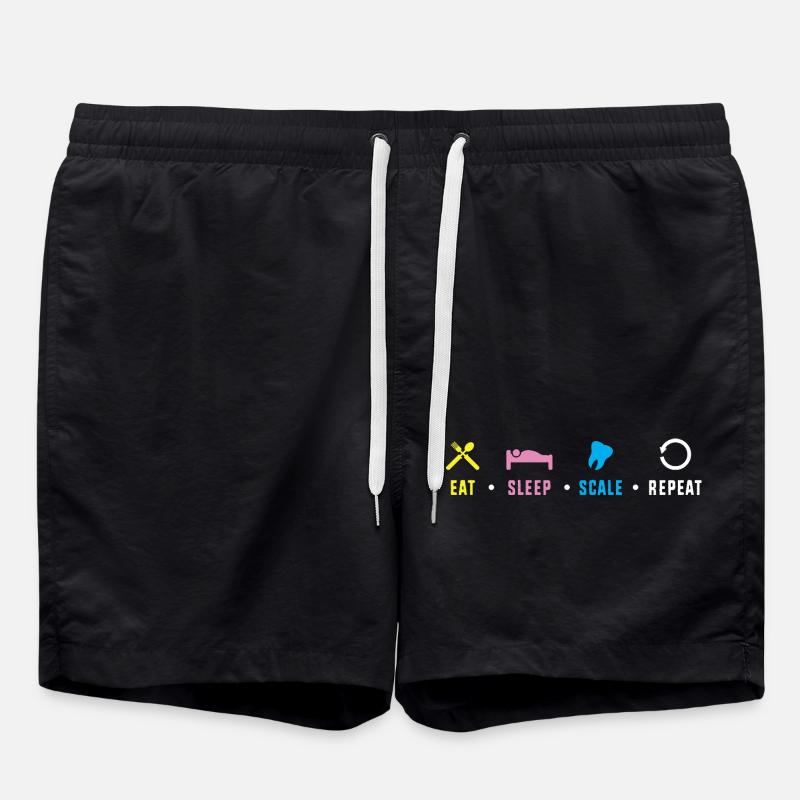 Zahnarzt - Badeshorts - Schwarz