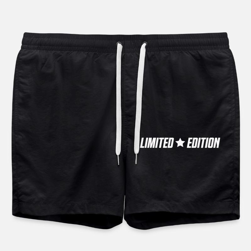 Limited Edition Star - Swim Trunks - black