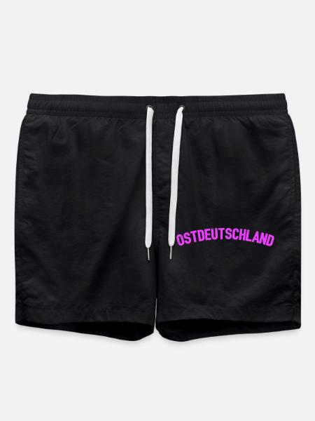schluebber ost - Badeshorts - Schwarz