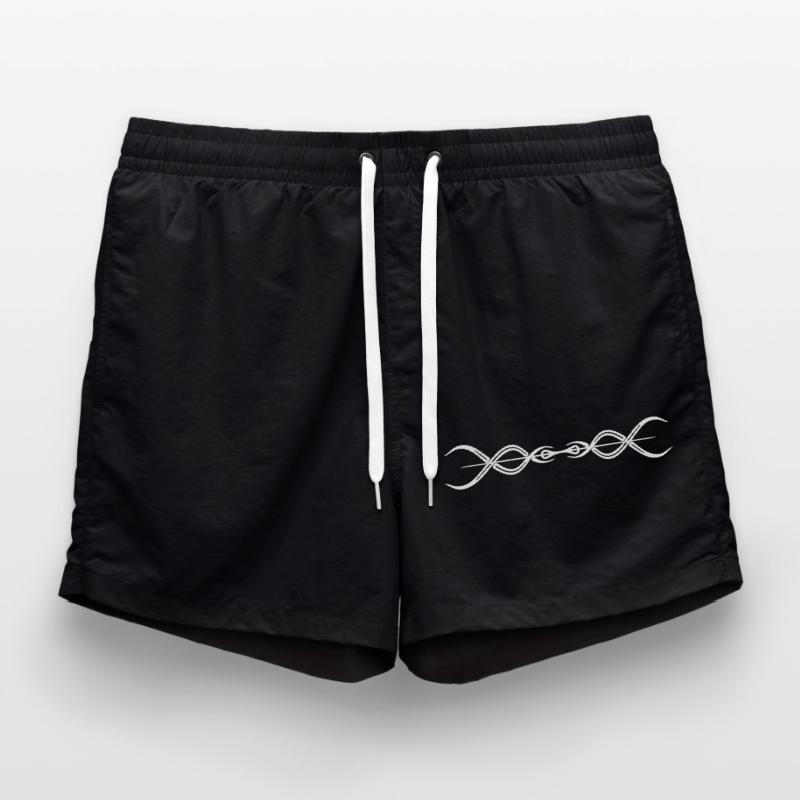 Vector Logo Circles Lines Arcs Swim Trunks