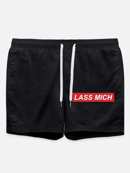 Lass mich - Badeshorts - Schwarz