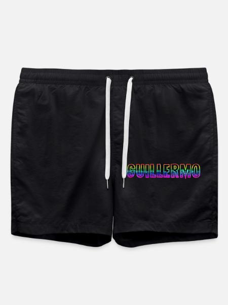 Guillermo RS Rainbow - Swim Trunks - black