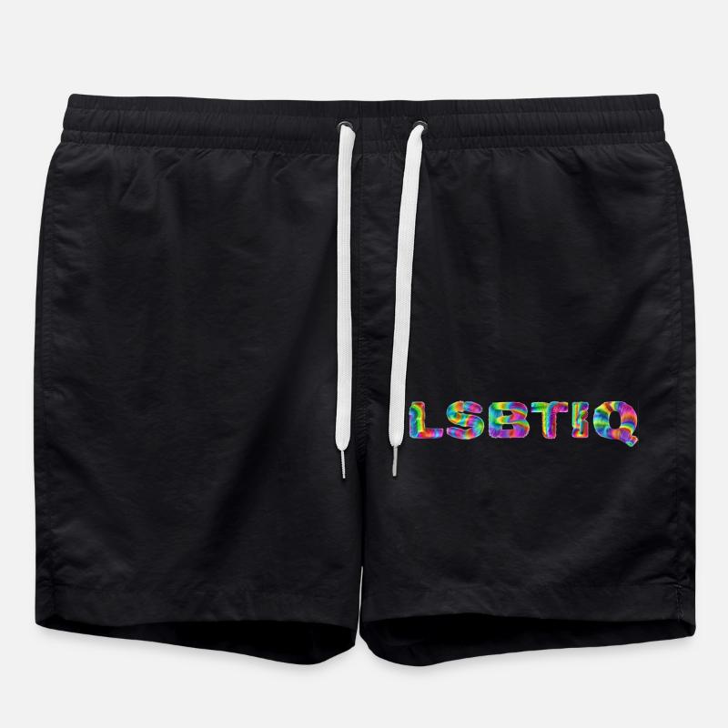 LGBTIQ - Short de bain - noir