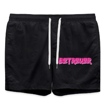 Aidant naturel en tant que travail - Short de bain - noir - Devant - AI Model Male 185 light (185cm)