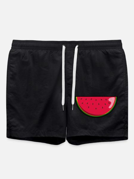 Melon Fruit - Swim Trunks - black