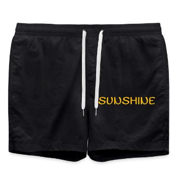 Soleil - Short de bain - noir - Devant - AI Model Male 185 light (185cm)