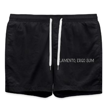 Se lamenter - Short de bain - noir - Devant - AI Model Male 185 light (185cm)