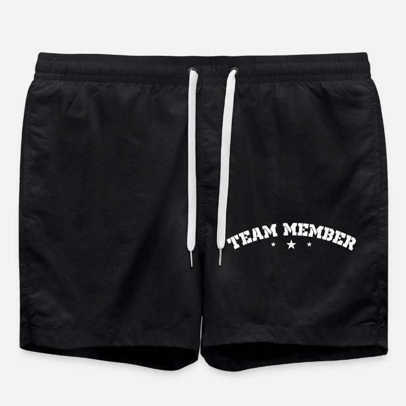 Team Mitglied - Badeshorts - Schwarz