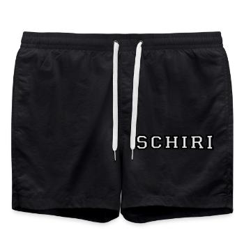 Schiri - Badeshorts - Schwarz - Vorne - AI Model Male 185 light (185cm)