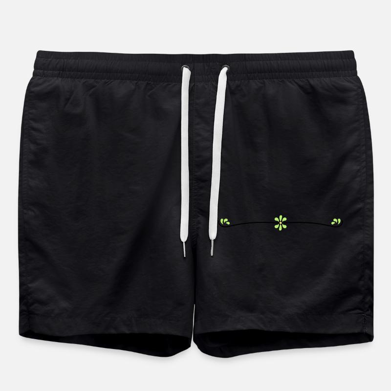 Vigne fleurie - Short de bain - noir