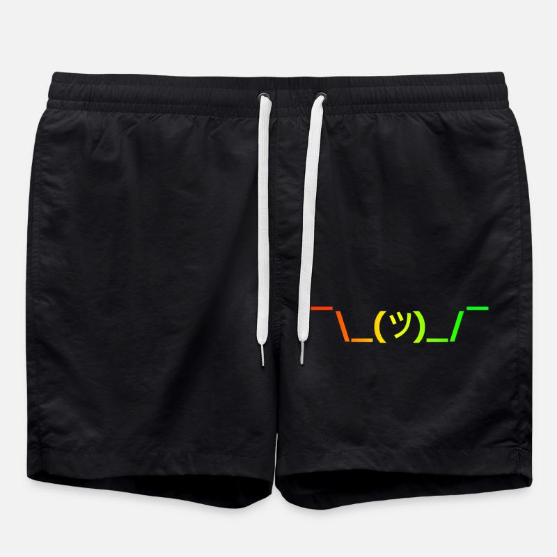 shruggie Rainbow red-green - Swim Trunks - black
