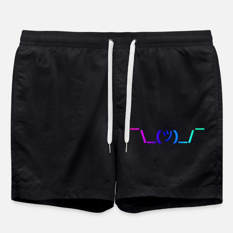 Shruggie Rainbow bluelila - Swim Trunks - black