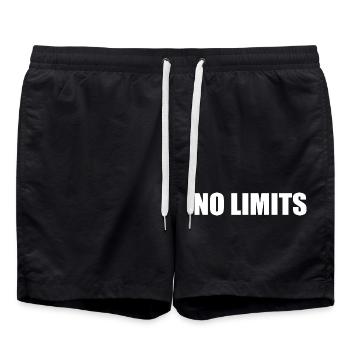 No limits - Badeshorts - Schwarz - Vorne - AI Model Male 185 light (185cm)