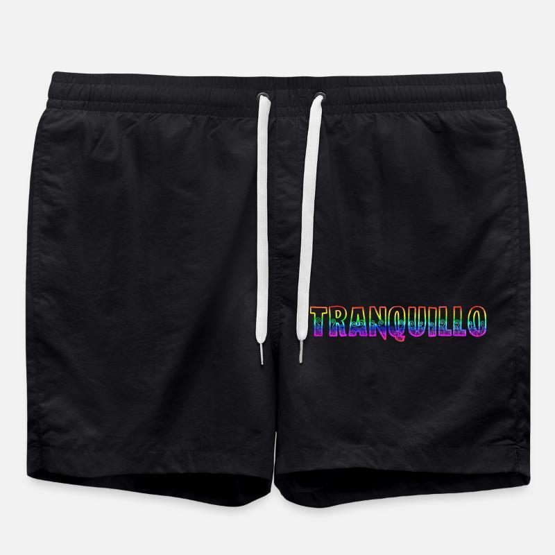 tranquillo rs arc-en-ciel - Short de bain - noir