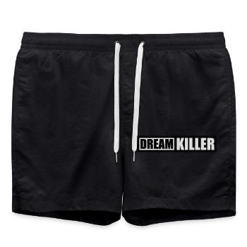dream killer Pessimisten Zitat - Badeshorts - Schwarz - Vorne - AI Model Male 185 light (185cm)