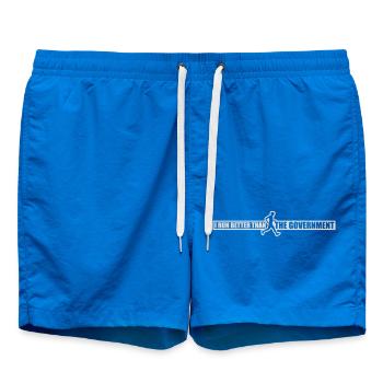 mieux fonctionner que le gouvernement - Short de bain - cobalt blue - Devant