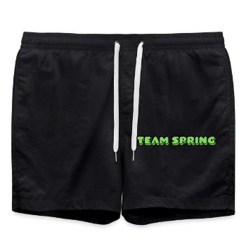 TEAM SPRING - Short de bain - noir - Devant - AI Model Male 185 light (185cm)