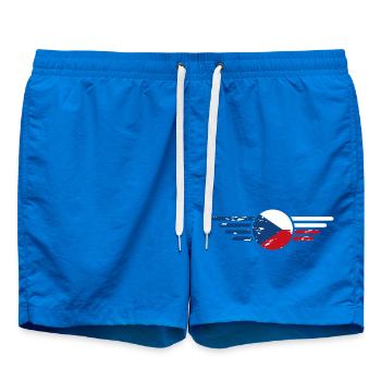 I Love Czech Republic, Elegance Style Design T-Shirt - Swim Trunks - cobalt blue - Front