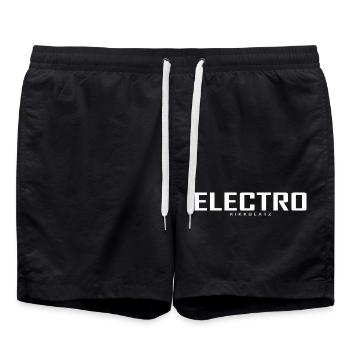 Electro - Badeshorts - Schwarz - Vorne - AI Model Male 185 light (185cm)