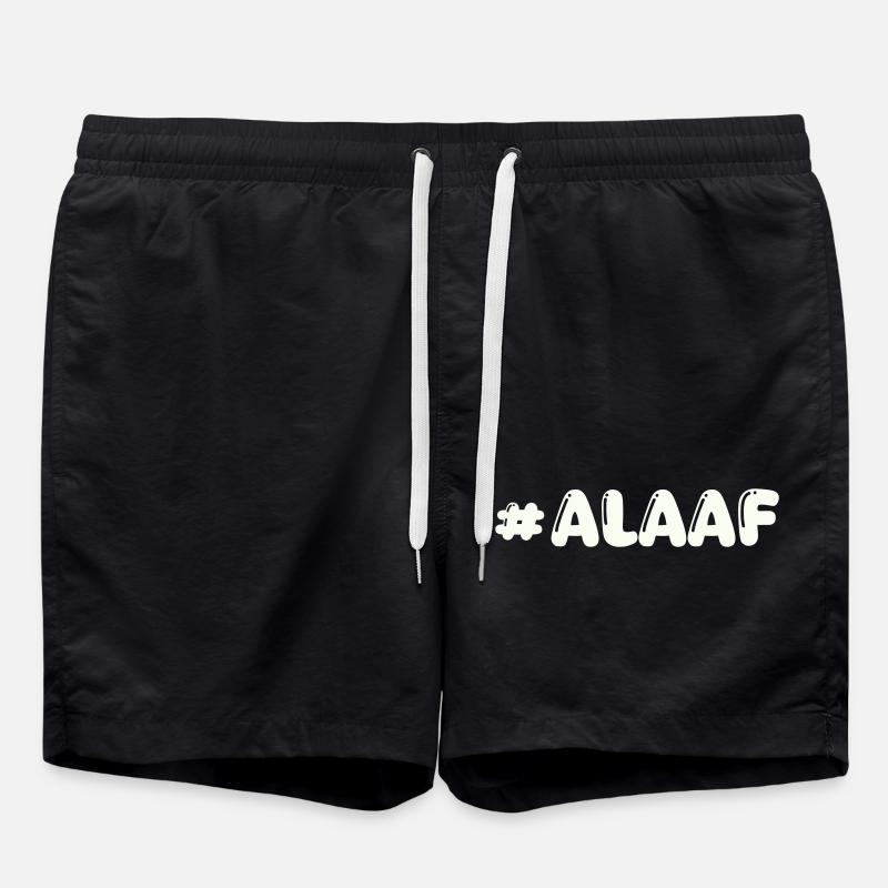 alaaf - Badeshorts - Schwarz