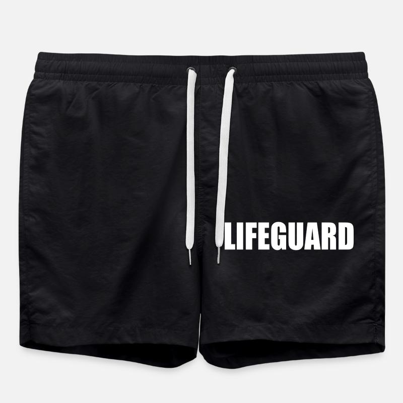 lifeguard - Badeshorts - Schwarz
