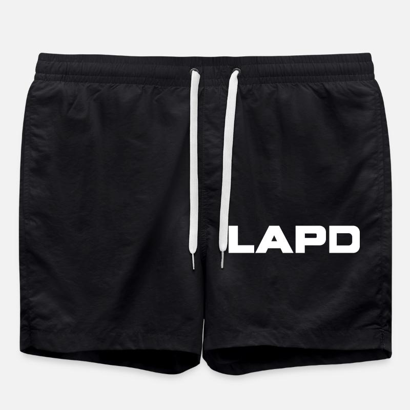 LAPD - Short de bain - noir