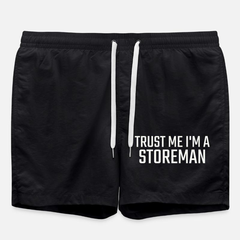 Storeman, Faites-moi confiance - Short de bain - noir
