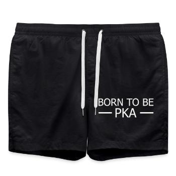 PKA Born To Be - Short de bain - noir - Devant - AI Model Male 185 light (185cm)
