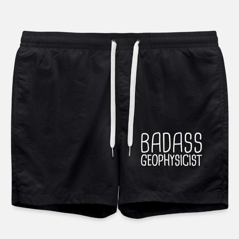 Geophysicist Badass Geophysics - Swim Trunks - black