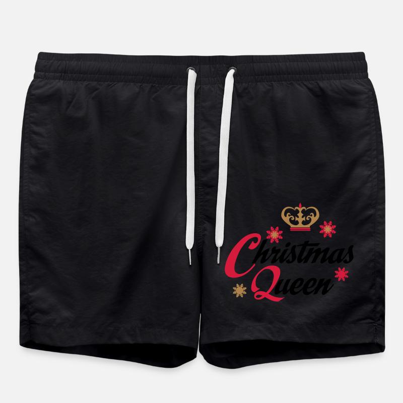 Christmas - Swim Trunks - black