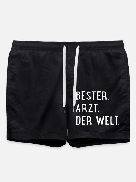 bester arzt - Badeshorts - Schwarz