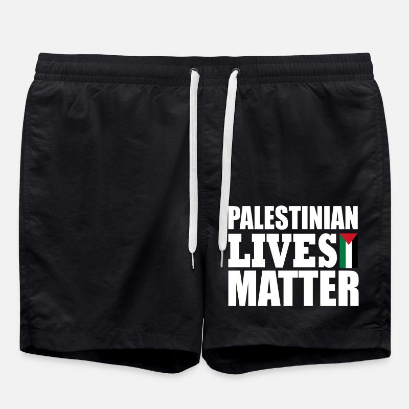 palestinian lives matter - Short de bain - noir