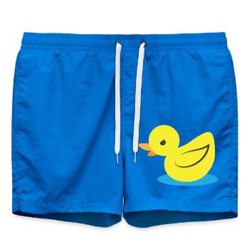 Petit canard jaune en colère - Short de bain - cobalt blue - Devant