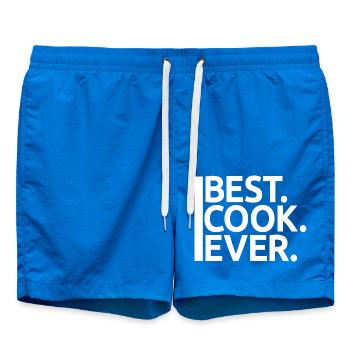 Bester Koch aller Zeiten, Koch Koch - Kochliebhaber Geschenk - Badeshorts - Cobalt blue - Vorne