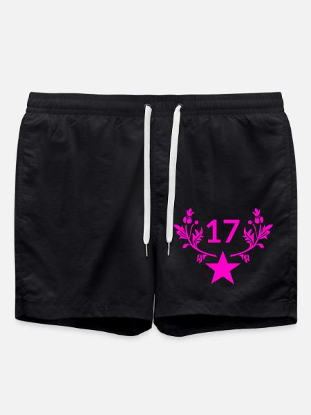 Birthday - Swim Trunks - black