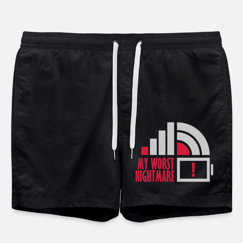 Logos mon pire cauchemar - Short de bain - noir