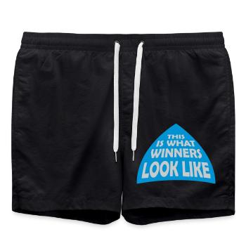 À quoi ressemblent les gagnants - Short de bain - noir - Devant - AI Model Male 185 light (185cm)