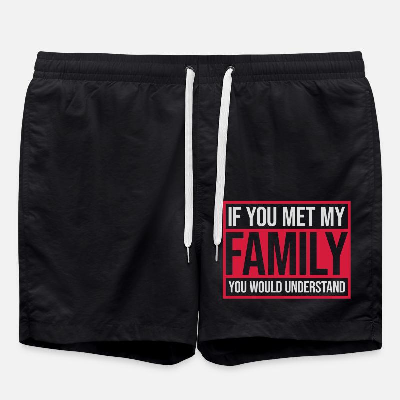 you would understand quote - Swim Trunks - black