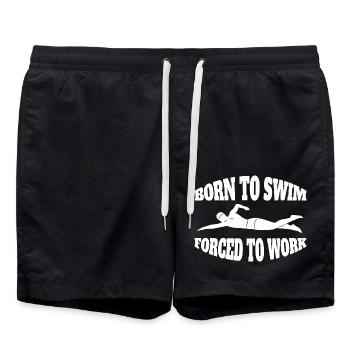Nageur Club de natation Natation Mme Schwimmer - Short de bain - noir - Devant - AI Model Male 185 light (185cm)