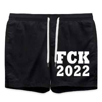 Fck 2022 - Swim Trunks - black - Front - AI Model Male 185 light (185cm)