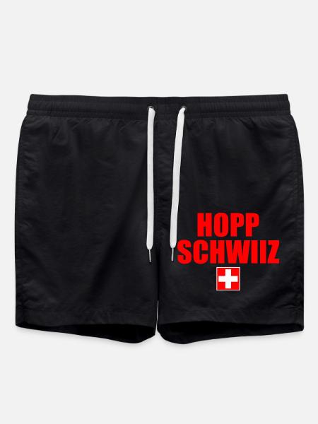 Hopp schwiiz - Swim Trunks - black