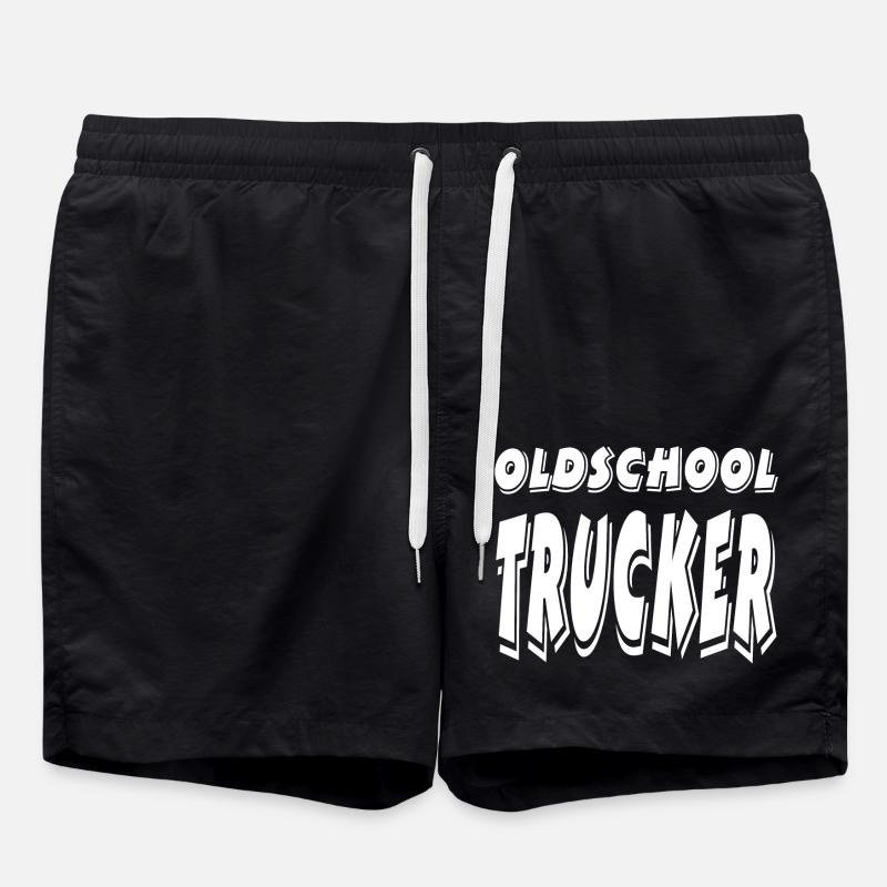 Trucker - Swim Trunks - black