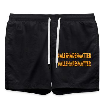 ALLSHADESMATTER ALLSHAPESMATTER - Badeshorts - Schwarz - Vorne - AI Model Male 185 light (185cm)