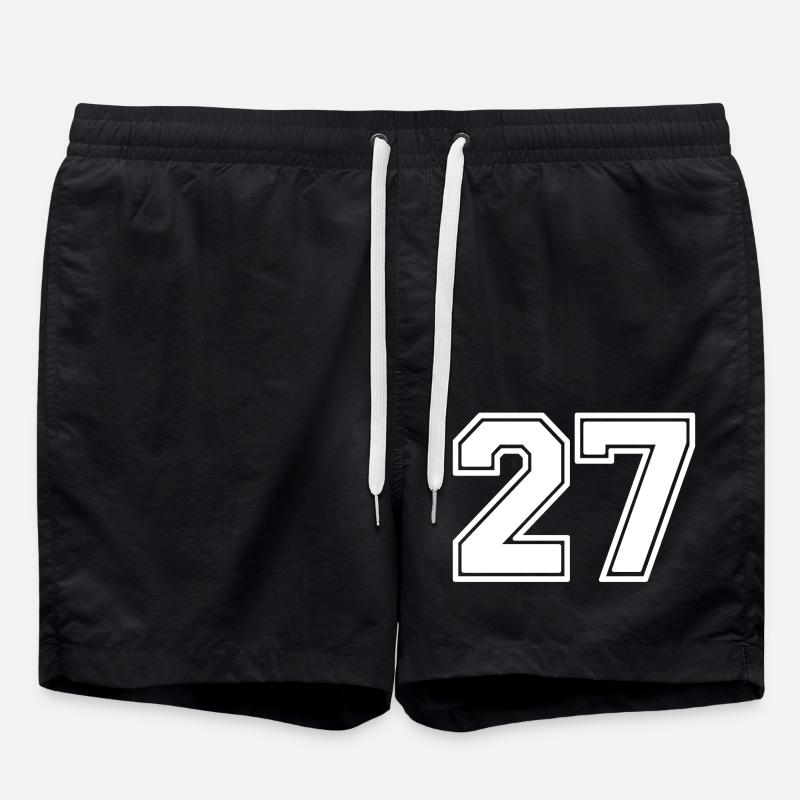 27 - Badeshorts - Schwarz