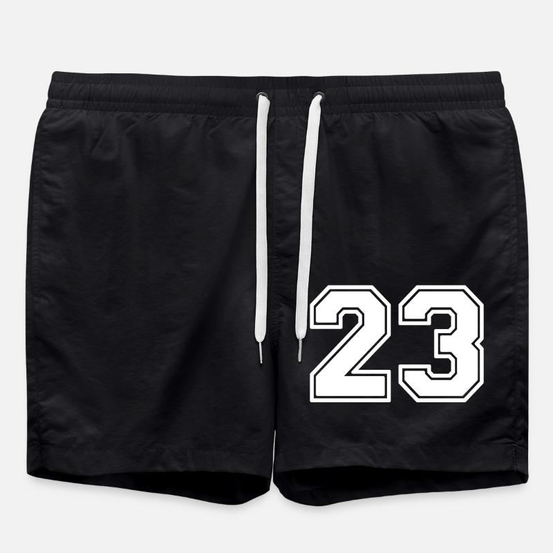 23 - Short de bain - noir