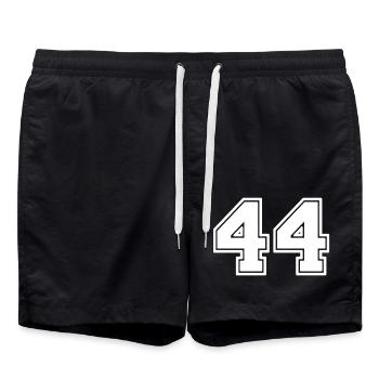 44 - Swim Trunks - black - Front - AI Model Male 185 light (185cm)